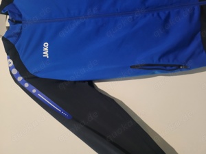 Jako Trainingsanzug Zipper Größe S Blau Schwarz mit Taschen Bild 2