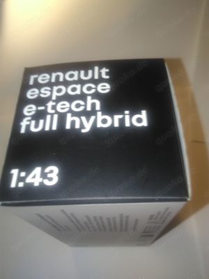 Model Auto Renault Espace e-tech full hybrid, 1:43 Modell OVP Bild 5