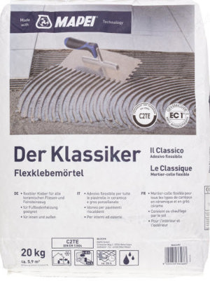 1 Palette - 29 Mapei Fliesenkleber - Der Klassiker C2TE 20 kg (OBI) Bild 1