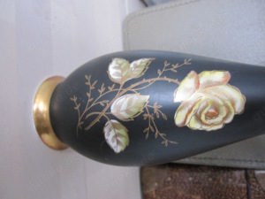 Vase Royal Porzellan Bavaria KM Germany 22 Karat Gold 27 Bild 2