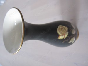 Vase Royal Porzellan Bavaria KM Germany 22 Karat Gold 27 Bild 1