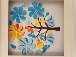 Bild aus Papier, Handgefertigt, Unikat  Bild 4