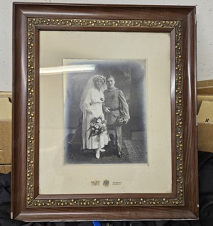 Verkaufe altes gerahmtes Foto