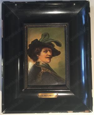 Bildnis von Rembrandt, Antik, unbekannter Künstler Bild 1