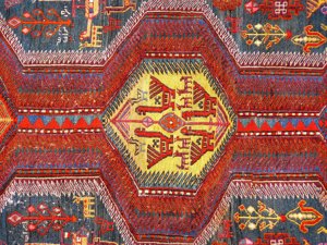 Orientteppich  Akstafa Sumach Sumakh antik 288x117 T147 Bild 8