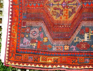Orientteppich  Akstafa Sumach Sumakh antik 288x117 T147 Bild 4