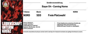 Bayer Leverkusen Comming Home tickets Bild 1