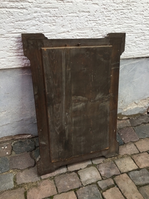 Uralter Vintage Wandspiegel Spiegel Gründerzeit Holzrahmen Bild 4