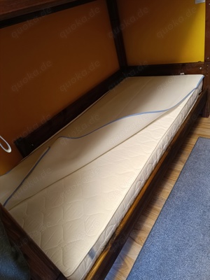 Massivholz Etagen-Stock-Bett = 2x Einzelbetten Bild 6