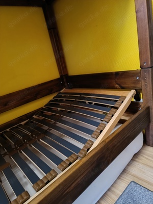 Massivholz Etagen-Stock-Bett = 2x Einzelbetten Bild 7
