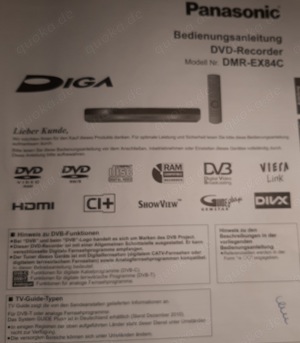 DVD-CD-Panasonic Recorder Bild 4