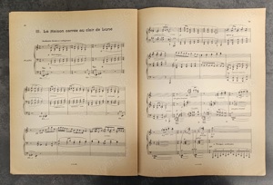 NOTENHEFT  "Tableaux Nimois" (1952) mit handschriftlicher Signatur ERIC PAUL STEKEL (1898-1978) Bild 5