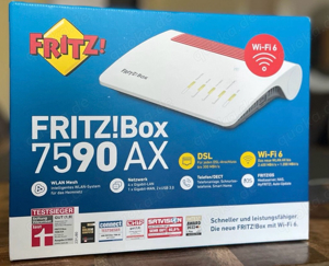 AVM FRITZ!Box 7590 AX Wi-Fi 6 Modem-Router-Kombination - Weiß (20002998) Bild 1