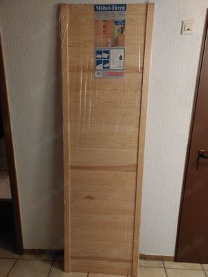 Möbeltür Lamellentür, B x H: 594 x 1.995 mm, Natur, neu, original foliert