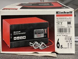 Einhell, Batterie Ladegerät, Typ AFN 7, 12 V, 6,5 A eff., gebraucht.