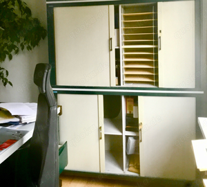 Büromobiliar "Pfalzmöbel" Sideboards Aktenschrank, Schreibtisch,Stuhl Bild 2
