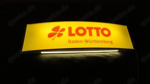 Werbeschild  LOTTO   