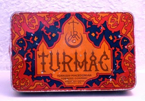 Blechschachtel TURMAC Cigaretten 