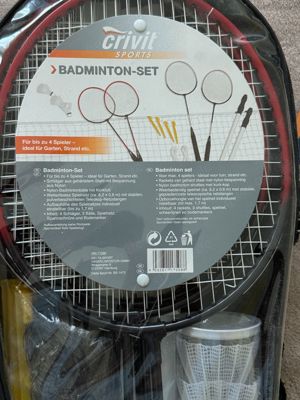 Badminton-Set für 4x Leute Freizeit Spiel Sport Outdoor Hobby Wettkampf Sieger Bild 2