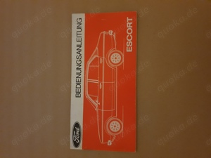 Ford Escort Bedienungsanleitung Original Bild 1