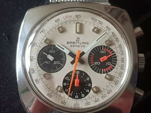 UhrArmbanduhr Breitling Geneve Swiss Schaltrad Chronograph Venus 178 Handaufzug Bild 4