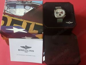 UhrArmbanduhr Breitling Geneve Swiss Schaltrad Chronograph Venus 178 Handaufzug Bild 1