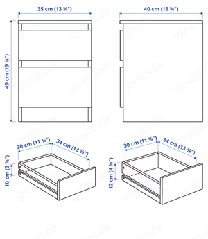 ikea night stand 2X  Bild 1