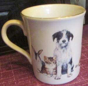 Kaffeetasse mit Tiermotiven