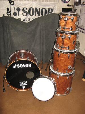 SONOR Drumset SQ2 Buche Farbe Walnut Roots
