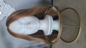 Dunkel-blonde Echthaar-Perücke | für Kopfgröße 60 oder schmaler | sehr guten Zustand  Bild 1