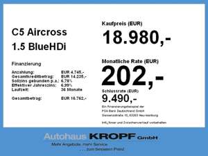 Citroen C5 Aircross 1.5 BlueHDi Parkpilot,360Grad Kamera Bild 4