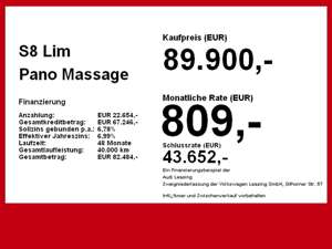 Audi S8 Lim Pano Massage äblack AHK Akustik 230V BO Bild 4