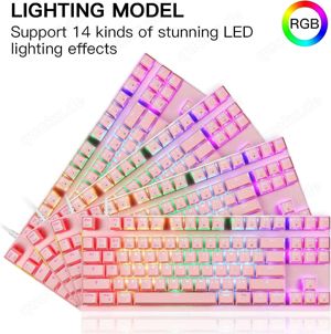 NEUER MOTOSPEED Professional Gaming Mechanical Keyboard RGB Led Backlit, Mac, Pc Bild 5