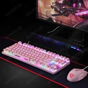 NEUER MOTOSPEED Professional Gaming Mechanical Keyboard RGB Led Backlit, Mac, Pc Bild 6