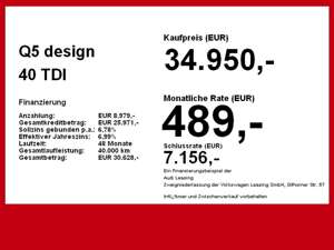 Audi Q5 design 40 TDI qu S lineLExtP Tech M20 Assist+ Tour Bild 2