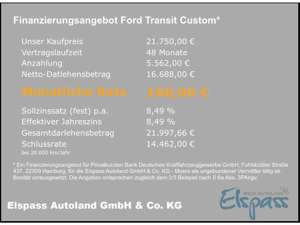 Ford Transit Custom L1 Sport AUTOMATIK/ALLWETTER NAV STANDHZG AHK KAME Bild 2