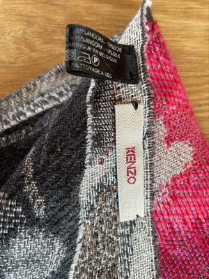 Schal von Kenzo, Blumenmuster, Wolle, Viskose Bild 4