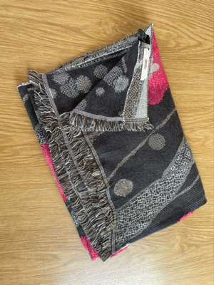 Schal von Kenzo, Blumenmuster, Wolle, Viskose Bild 3