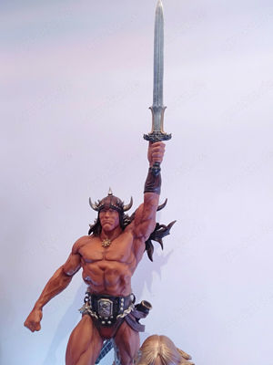 Conan the Barbarian & Valeria 14 Scale Statue Diorama Fan Art Custom Arnold Bild 3