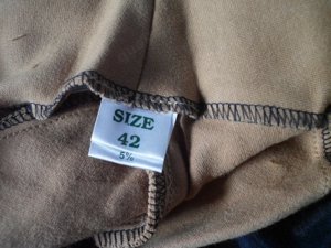 Schicke Reithose Damen Größe 42 blau und camel  Bild 8