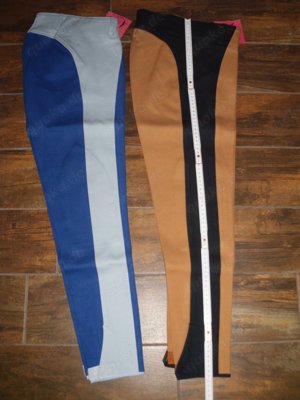 Schicke Reithose Damen Größe 42 blau und camel  Bild 5