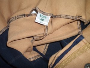 Schicke Reithose Damen Größe 42 blau und camel  Bild 7