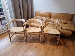 3 Stühle Wegner Hansen PP 62 Eiche Original Gelegenheit!