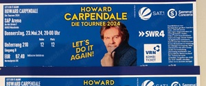 1 Ticket für Howard Carpendale 23.5. SAP