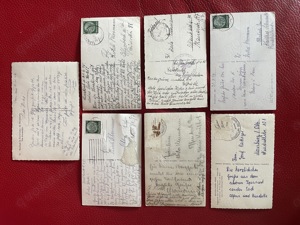 Postkarten 2. Weltkrieg  alte gelaufene Postkarten Bild 2