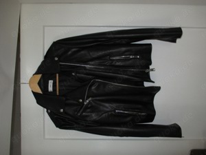 Damen Kunstlederjacke , schwarz, zu verkaufen