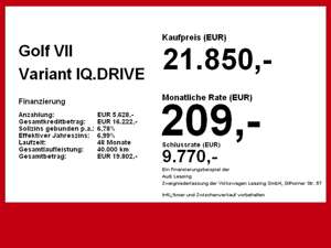 Volkswagen Golf Variant Golf VII Variant IQ.DRIVE 2.0 TDI Assist AHK App S Bild 4