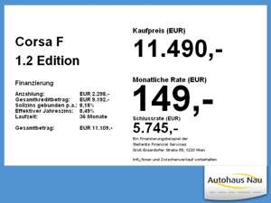 Opel Corsa F 1.2 Edition Inclusive Big Deal Paket Bild 4