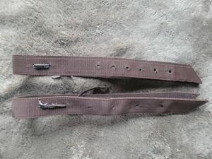 Westernsattel, Cinch Strap, braun, Nylon