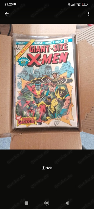 X-Men Giant Size # 1 comic Marvel  US version von 1975  Nummer 1  So wie abgebildet wird es Verkauft Bild 6